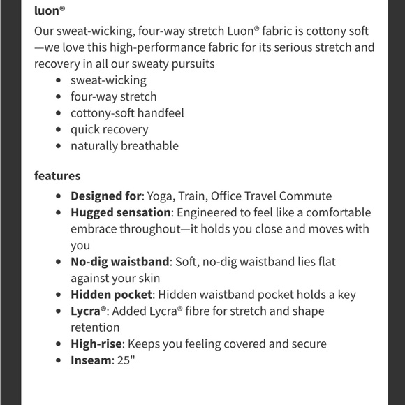 Lululemon Wunder Under Hi-rise 7/8 tight in herringbone - Picture 13 of 17